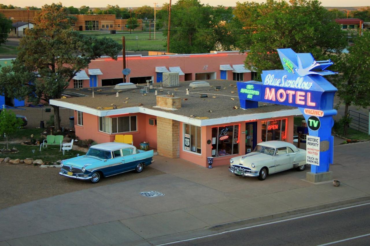 Blue Swallow Motel Tucumcari Eksteriør billede
